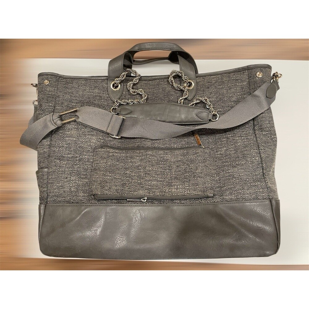 BEIS Everyday Tote Charcoal by Shay Mitchell | Large Carryall Bag Travel Work